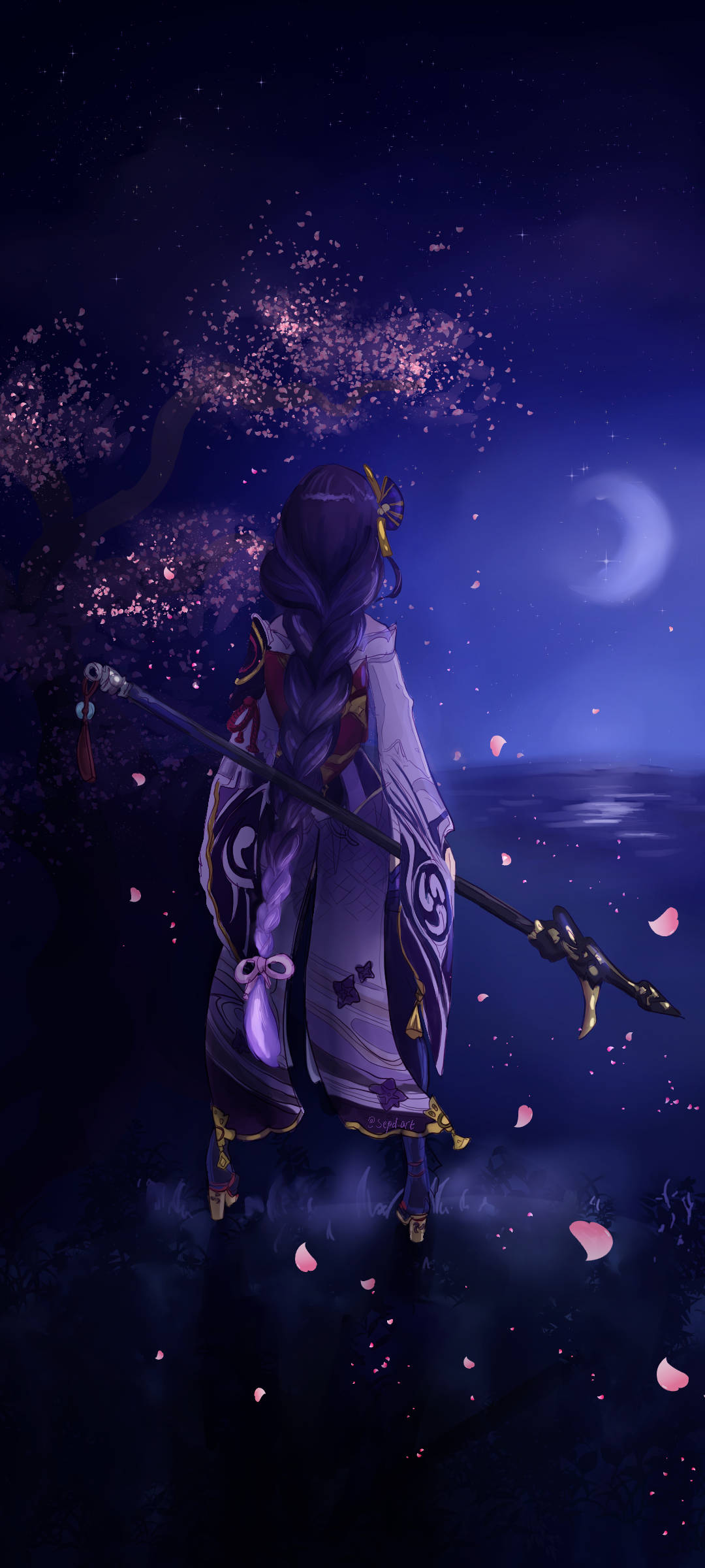 Raiden Shogun Έναστρη Νύχτα Ταπετσαρία