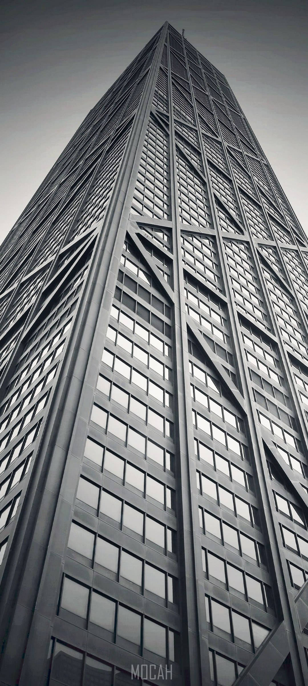 Realme 7 Black And White Building Ταπετσαρία