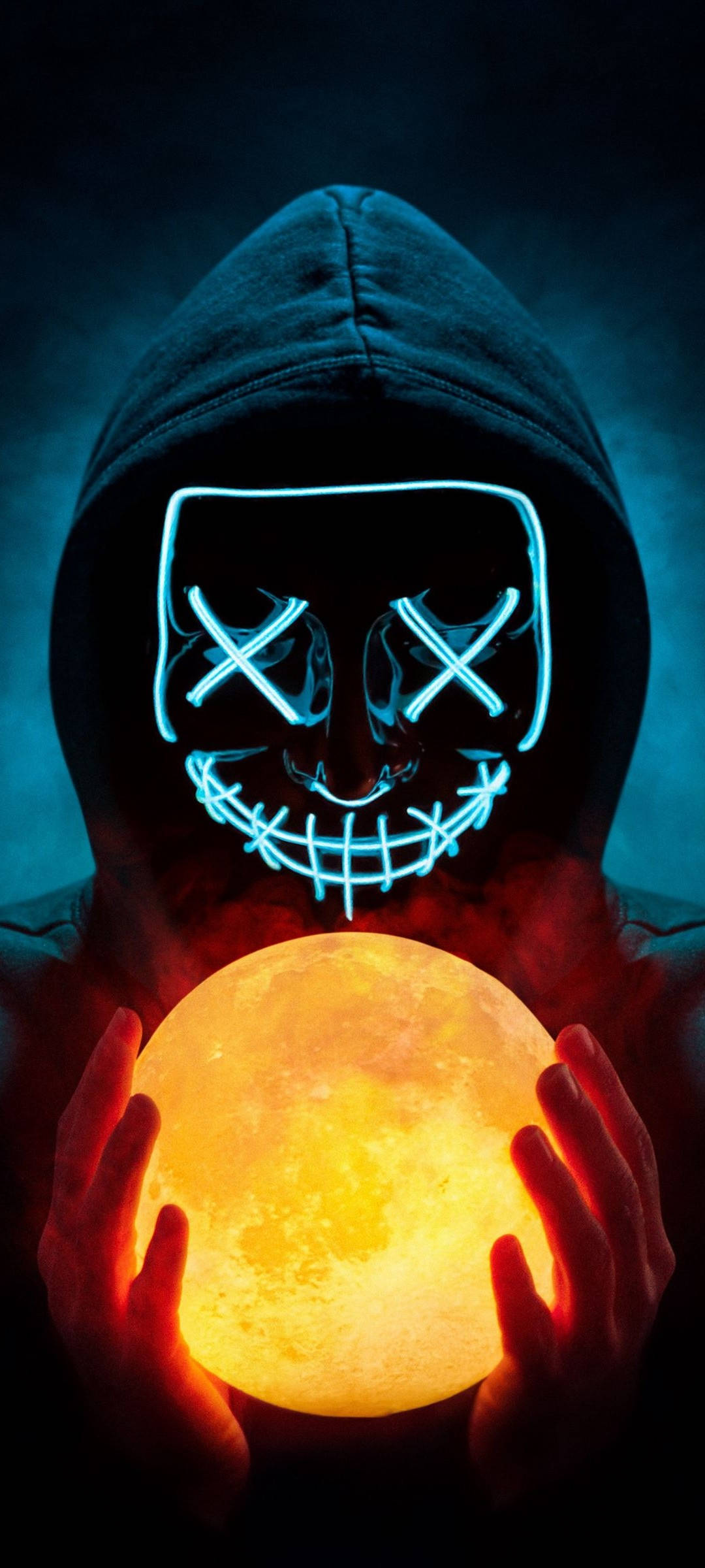 Realme 7 Man In LED Mask Ταπετσαρία