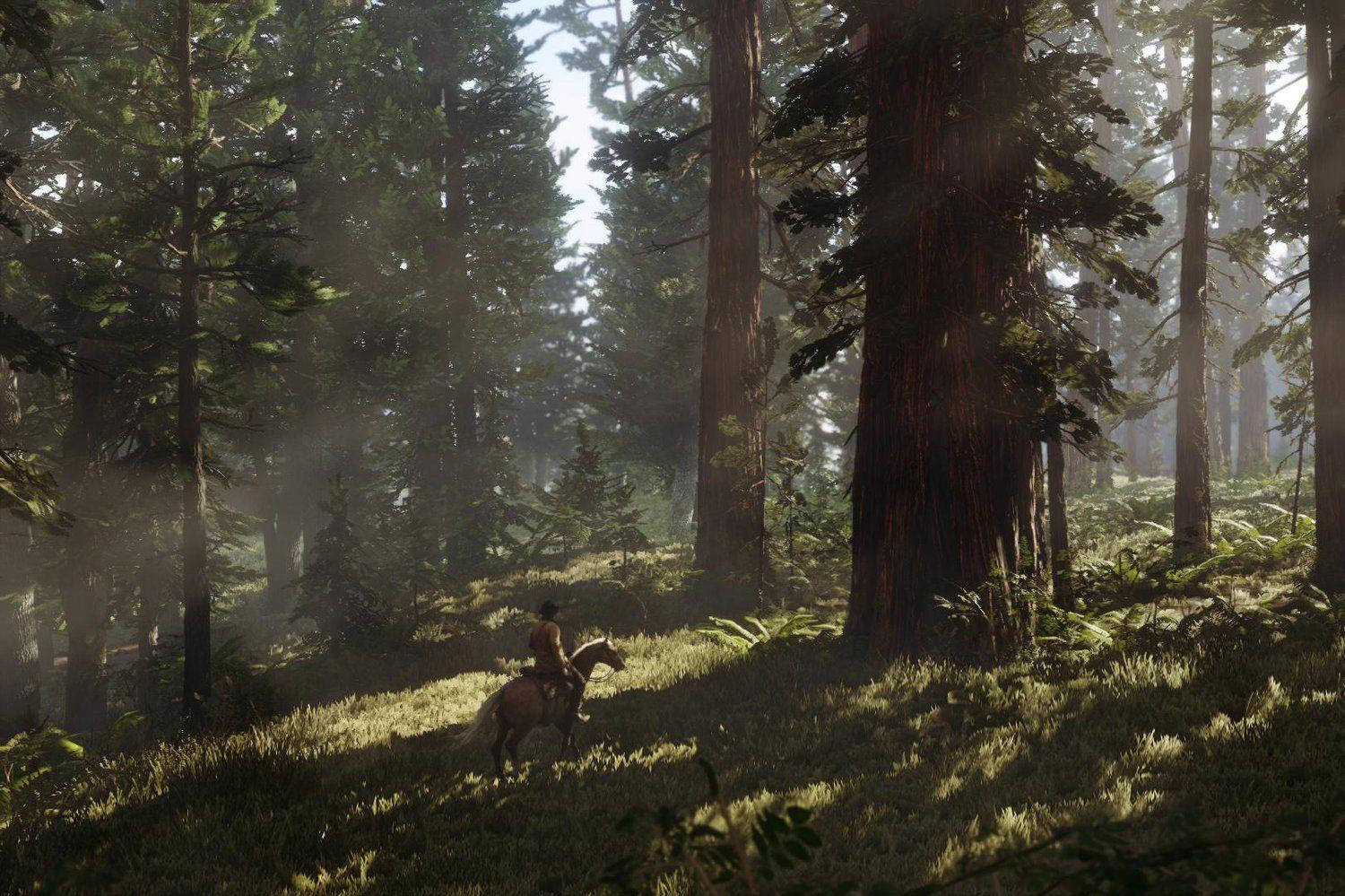 Red Dead Redemption 2 4K Δάσος Ταπετσαρία