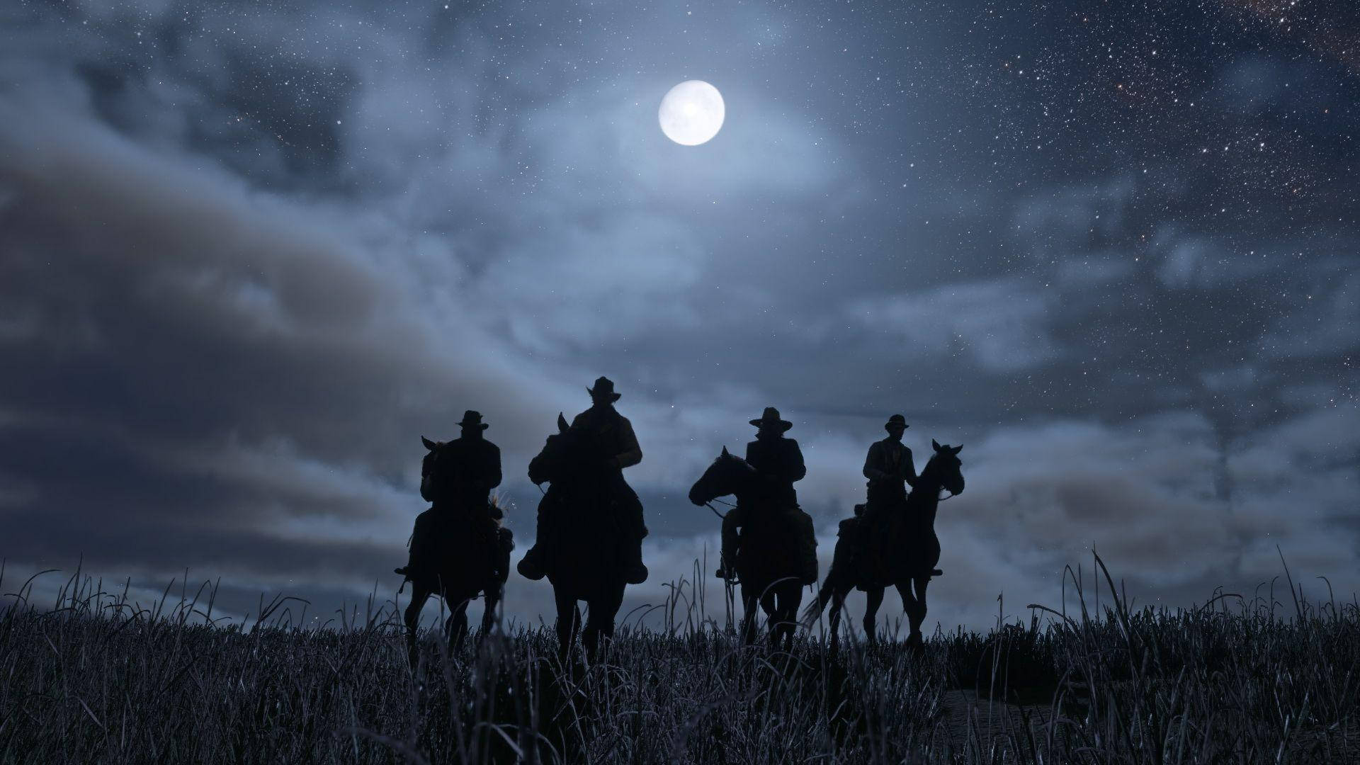 Red Dead Redemption 2 4K Νύχτα Ταπετσαρία