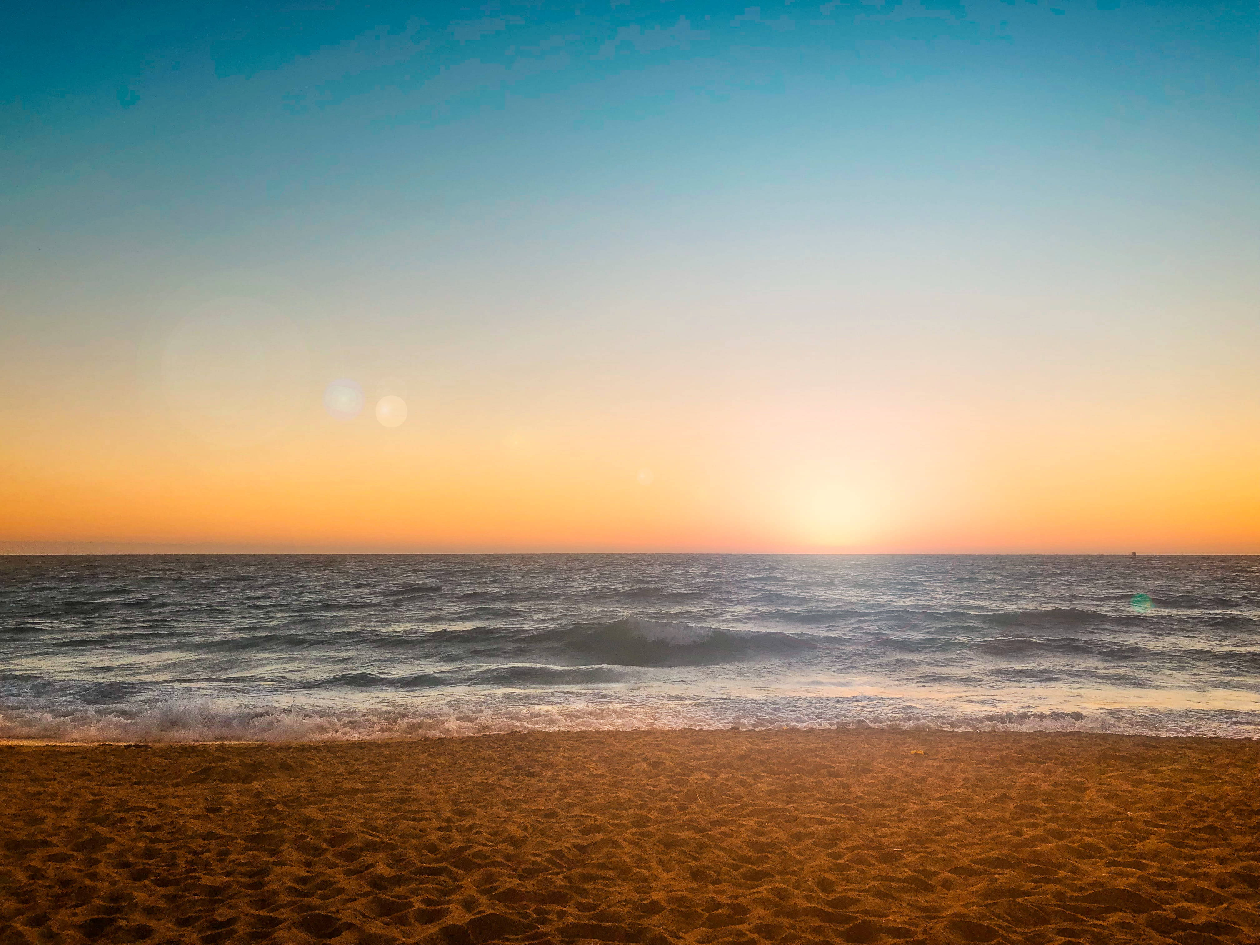 Ηλιοβασίλεμα στο Redondo Beach του Λος Άντζελες Ταπετσαρία