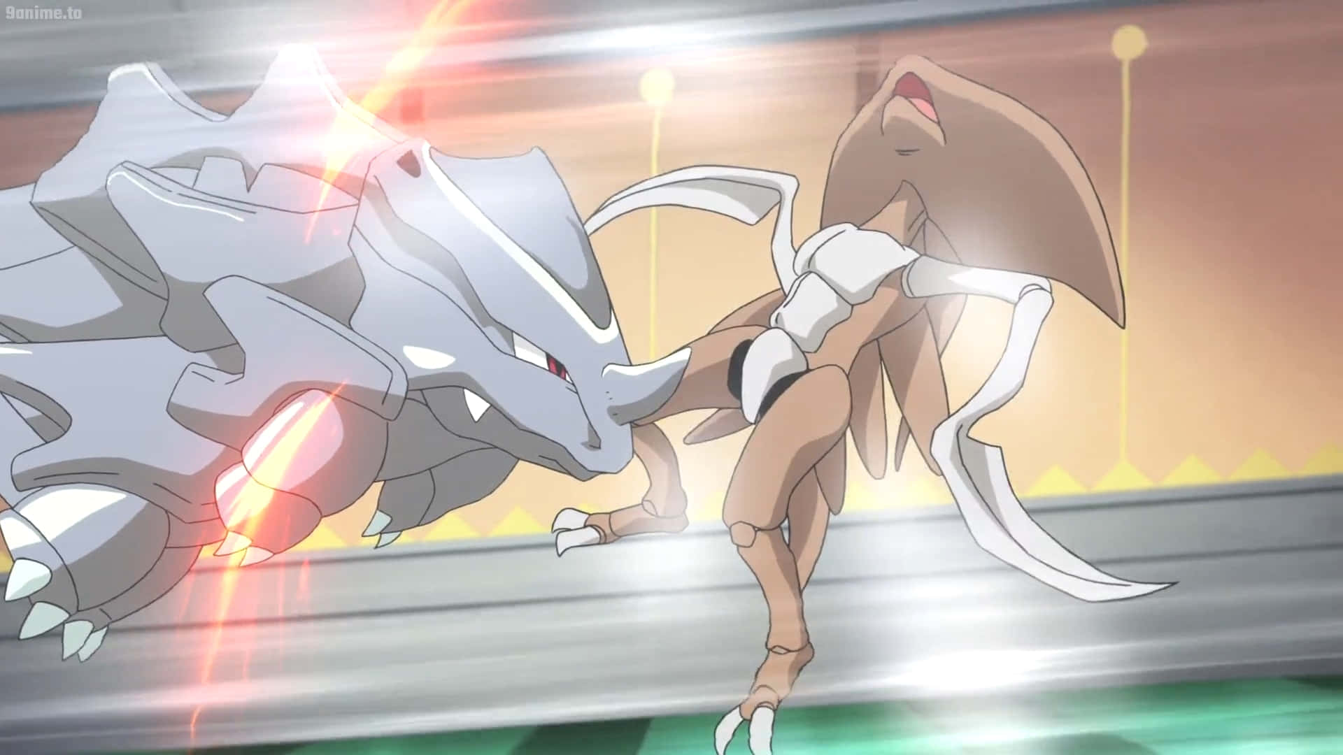 Rhyhorn εναντίον Kabutops Ταπετσαρία