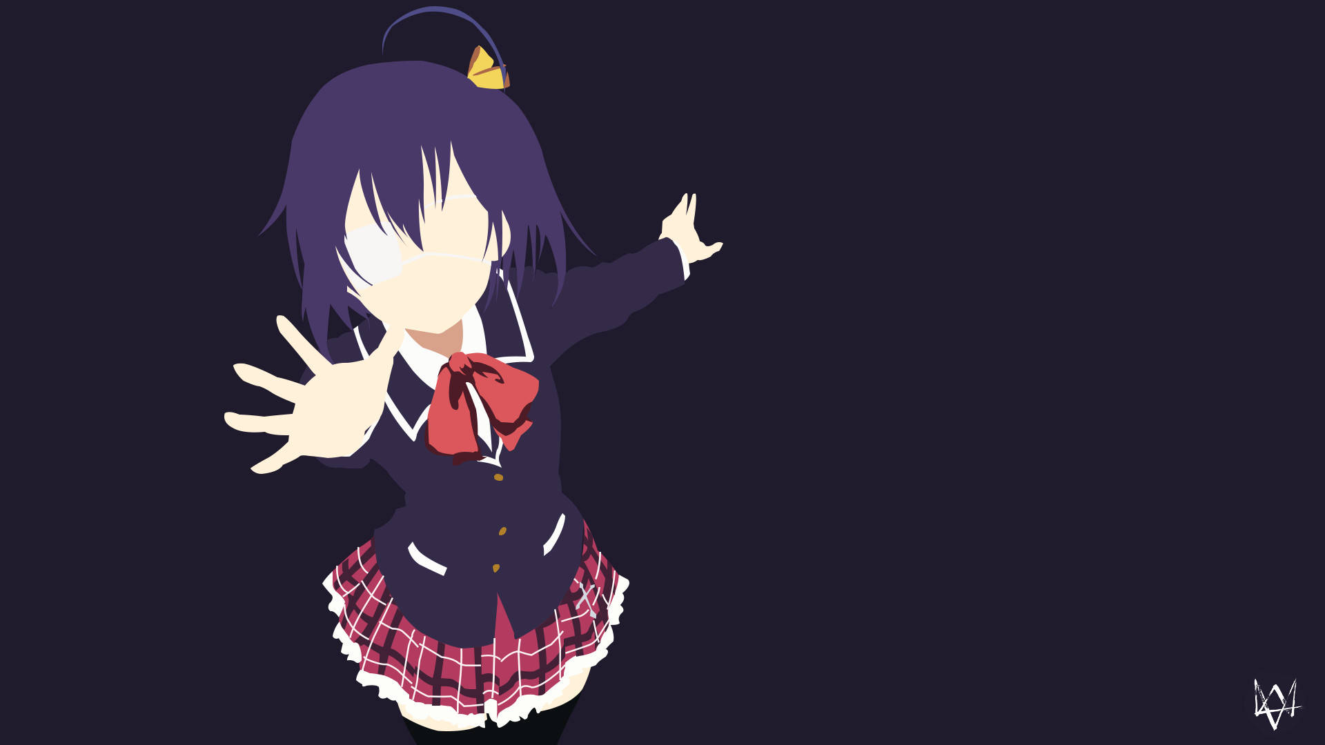 Rikka Chunibyo Μινιμαλιστικό Anime Ταπετσαρία