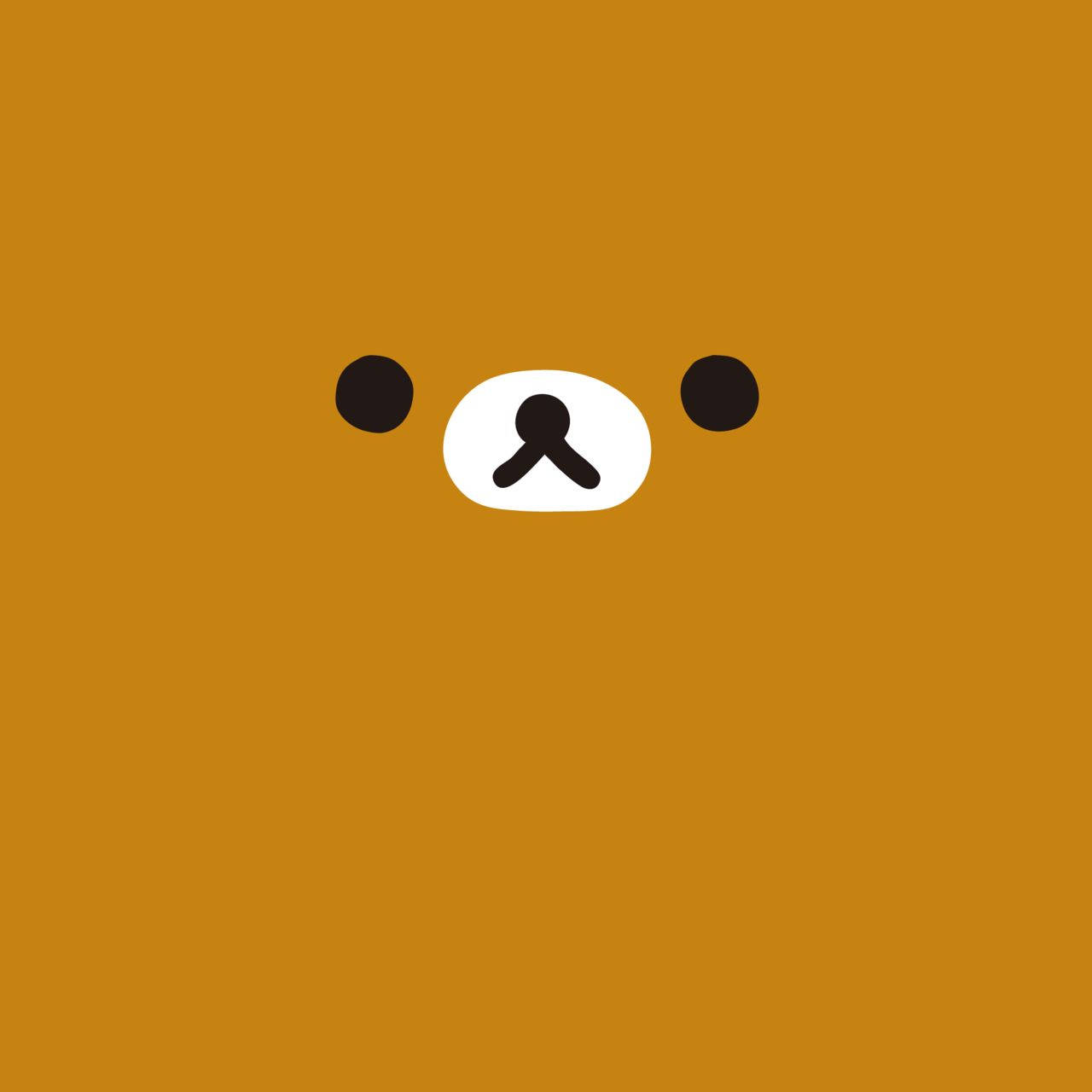Χαριτωμένο Πρόσωπο Rilakkuma για iPad Ταπετσαρία