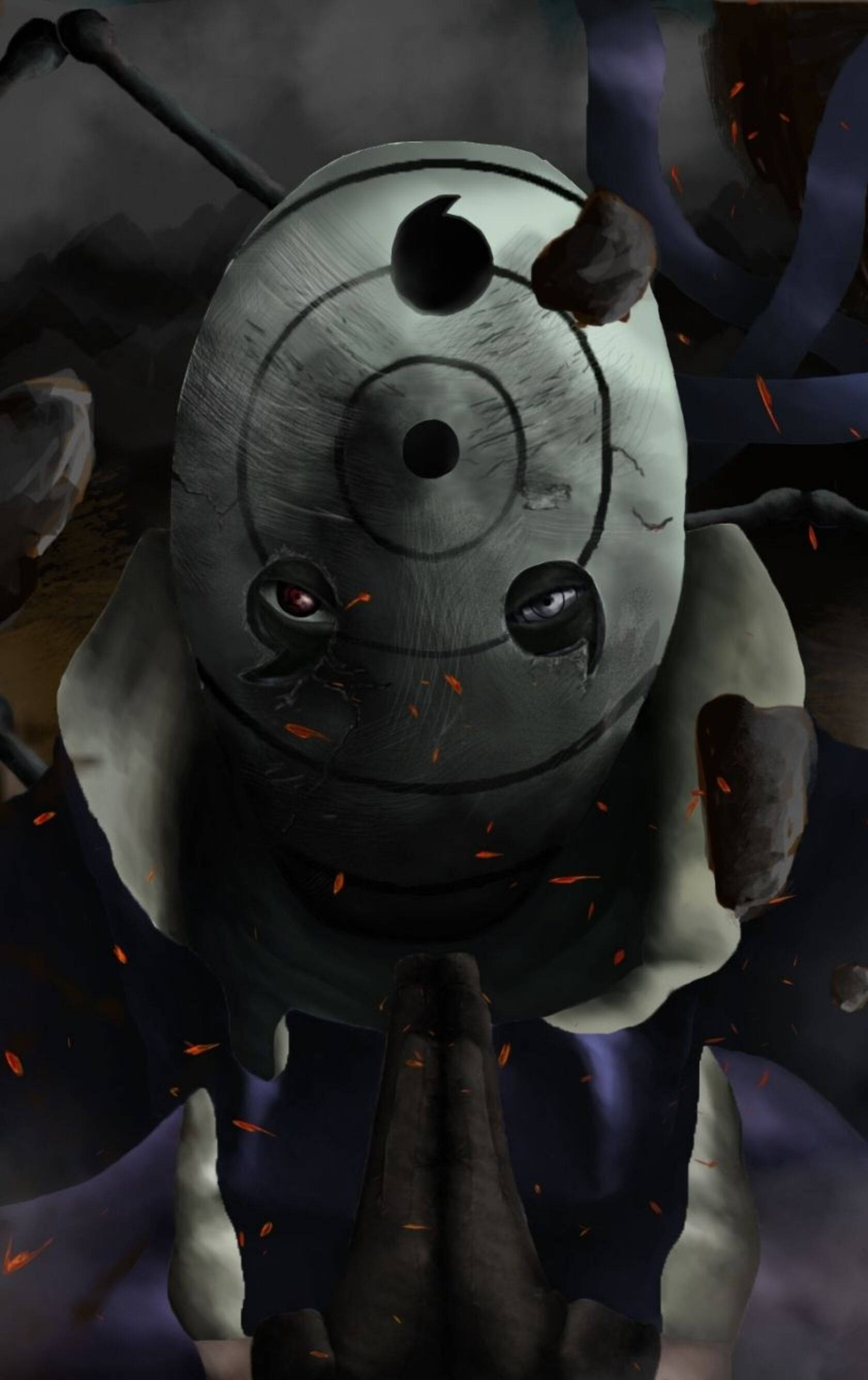 Rinne Sharingan Obito Τηλέφωνο Ταπετσαρία