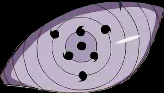 Rinnegan Μάτι Κοντινό Πλάνο Anime Ταπετσαρία