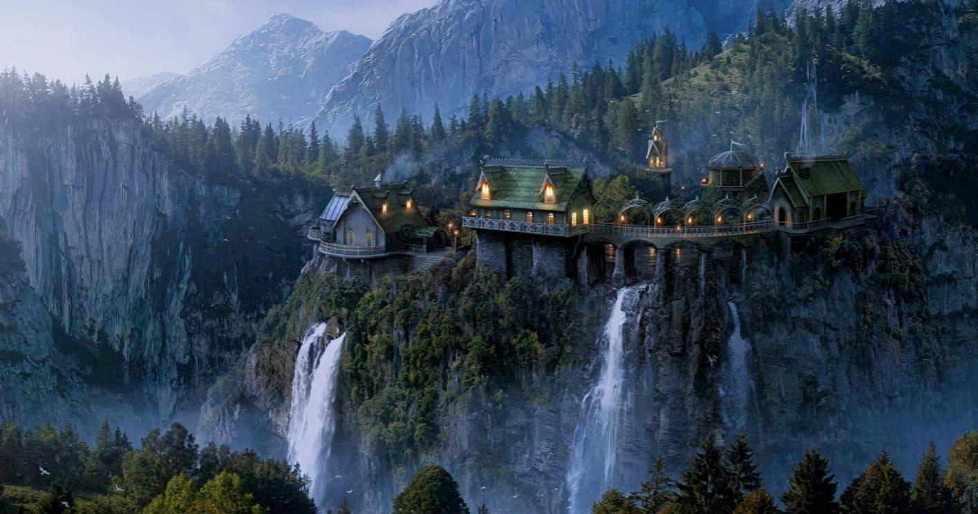 Rivendell 4K Άρχοντας των Δαχτυλιδιών Ταπετσαρία