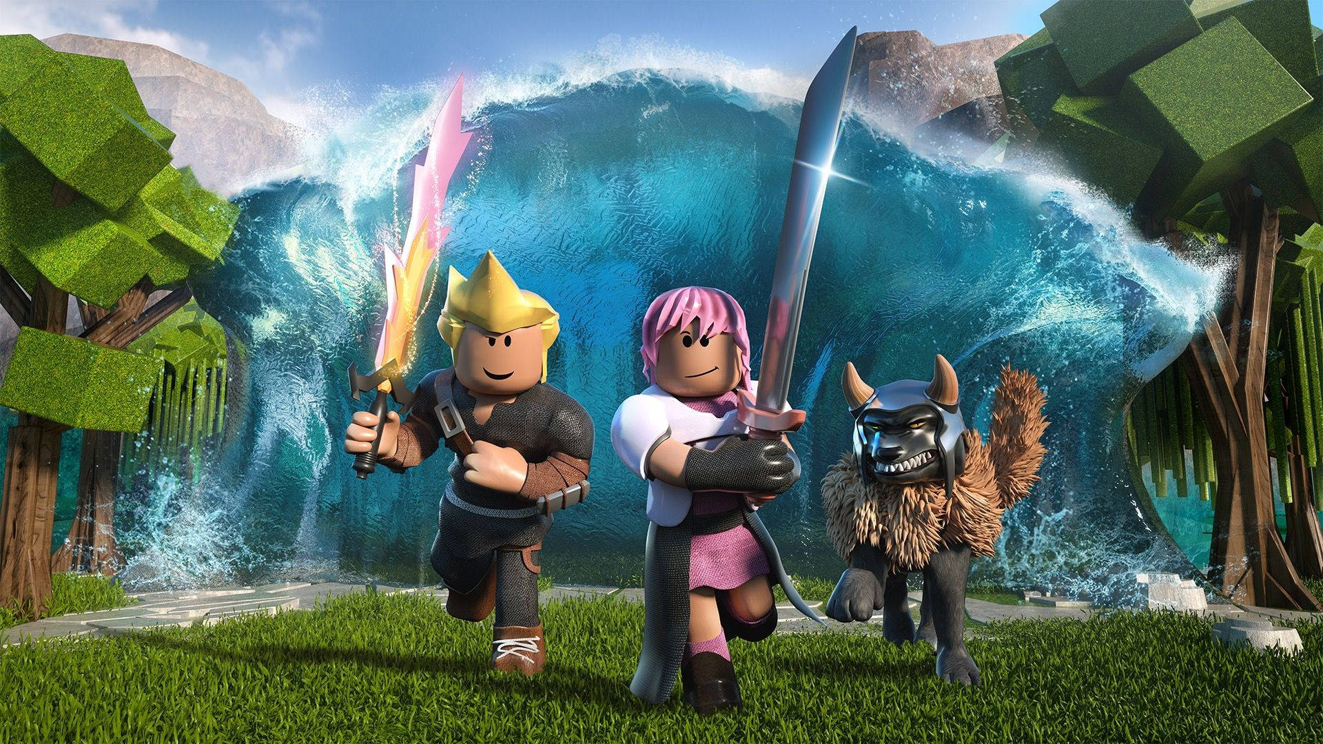 Roblox Avatar Επίθεση Ταπετσαρία