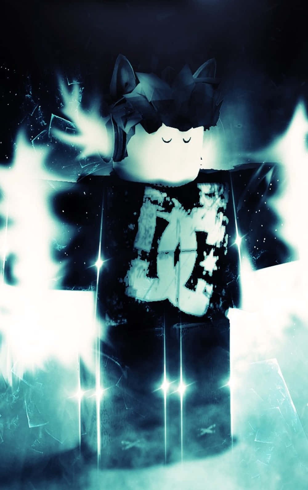 Roblox Emo DC Χαρακτήρας iPhone Ταπετσαρία