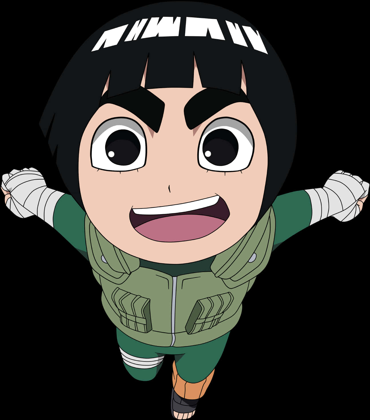Rock Lee Χαρούμενη Πόζα Χαρακτήρα Anime Ταπετσαρία