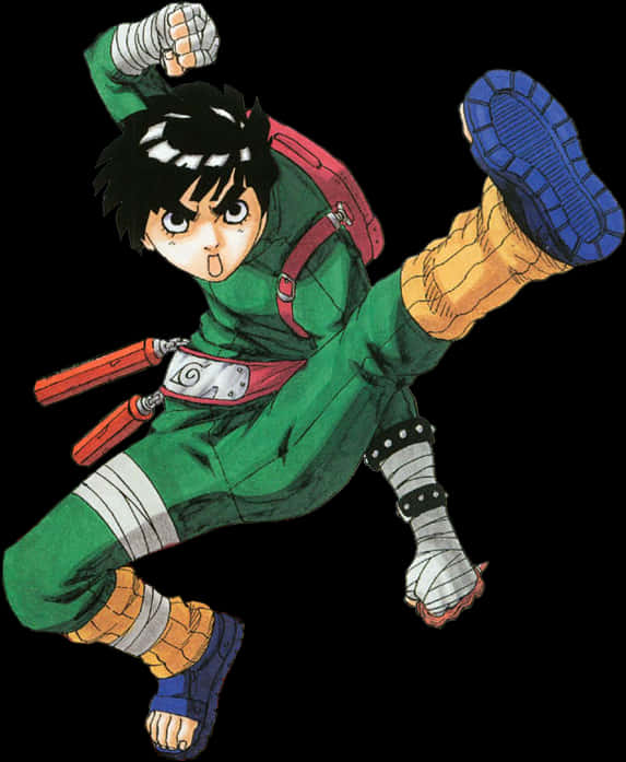 Rock Lee Δυναμική Είσοδος Ταπετσαρία