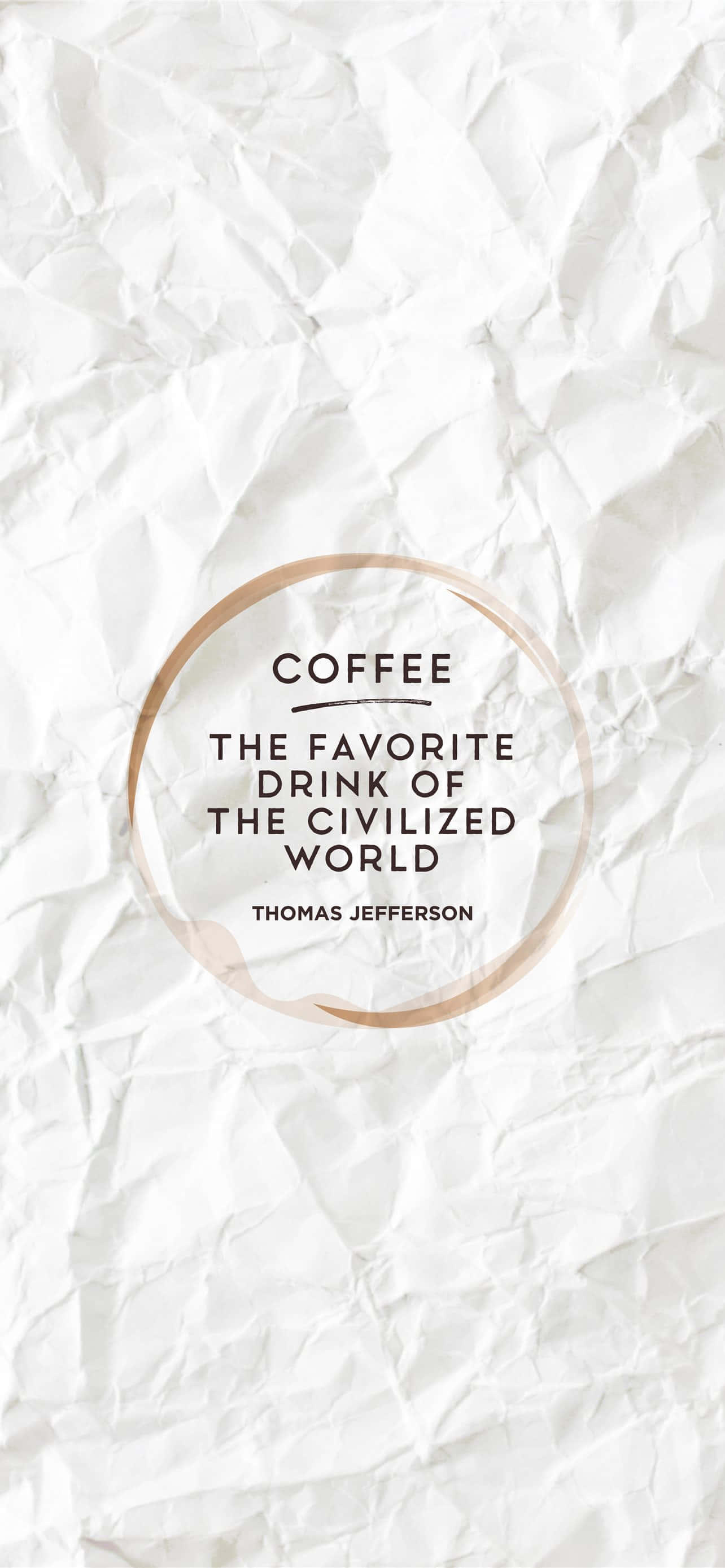 Rose Gold Quotes Coffee Ταπετσαρία