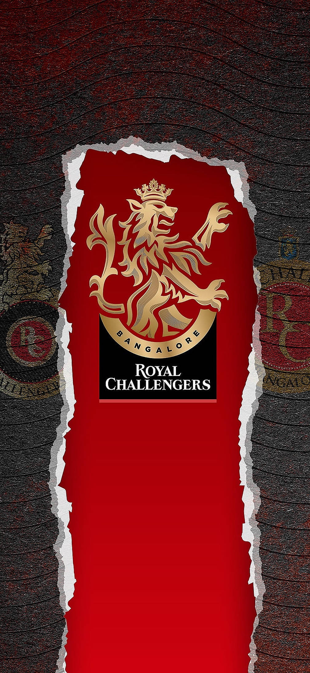 Royal Challengers Bangalore Σκισμένο Λογότυπο Ταπετσαρία