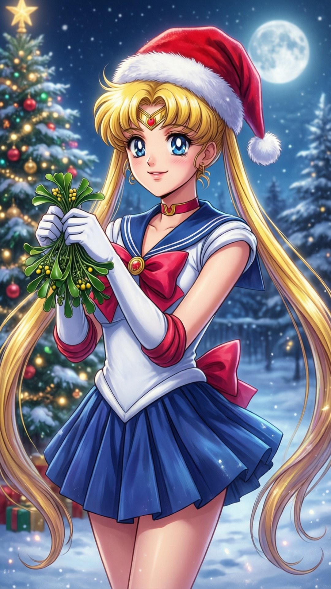 Sailor Moon Χριστούγεννα Ταπετσαρία