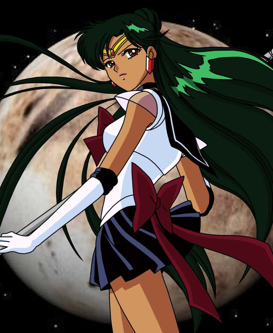 Sailor Pluto, προστάτιδα του χρόνου και του χώρου Ταπετσαρία