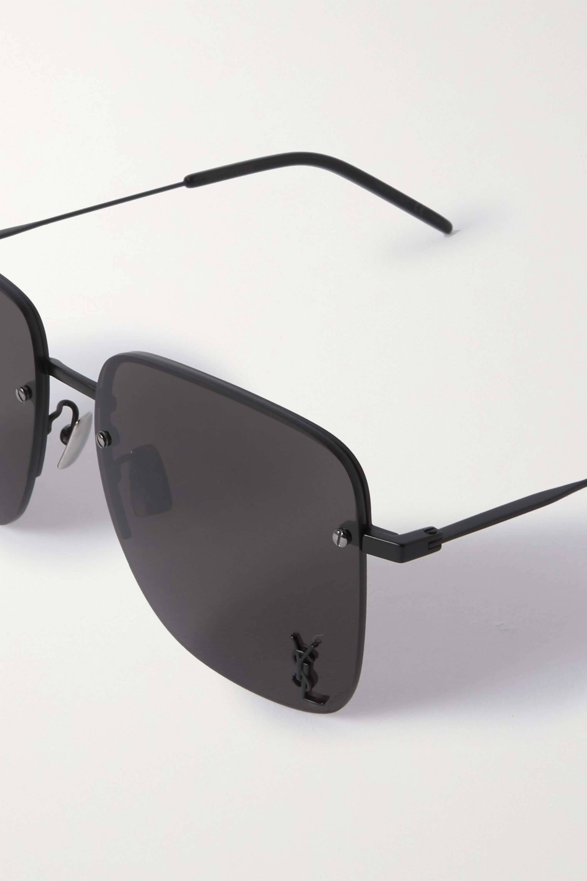 Μεταλλικά Γυαλιά Ηλίου Saint Laurent Τετράγωνου Σκελετού Ταπετσαρία