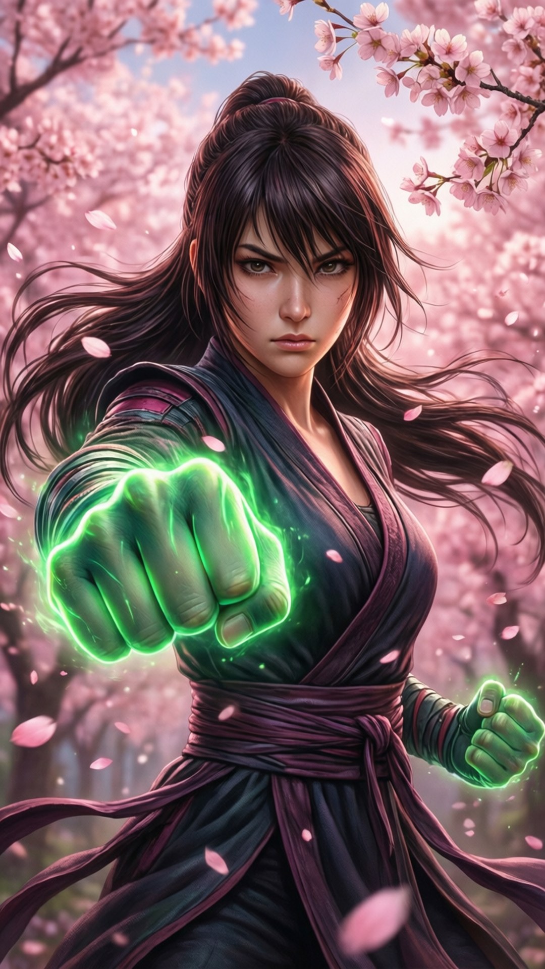 Sakura Γροθιά Ανθισμένης Κερασιάς Ταπετσαρία