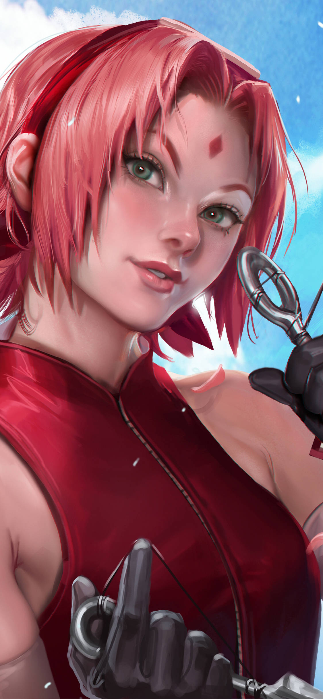 Ρεαλιστικό Σχέδιο Sakura Haruno Ταπετσαρία