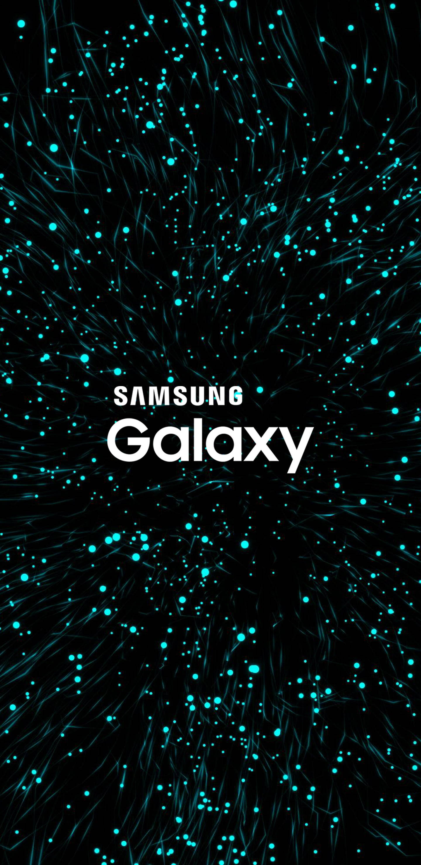 Αφηρημένα Τιρκουάζ Φώτα Samsung Galaxy Ταπετσαρία