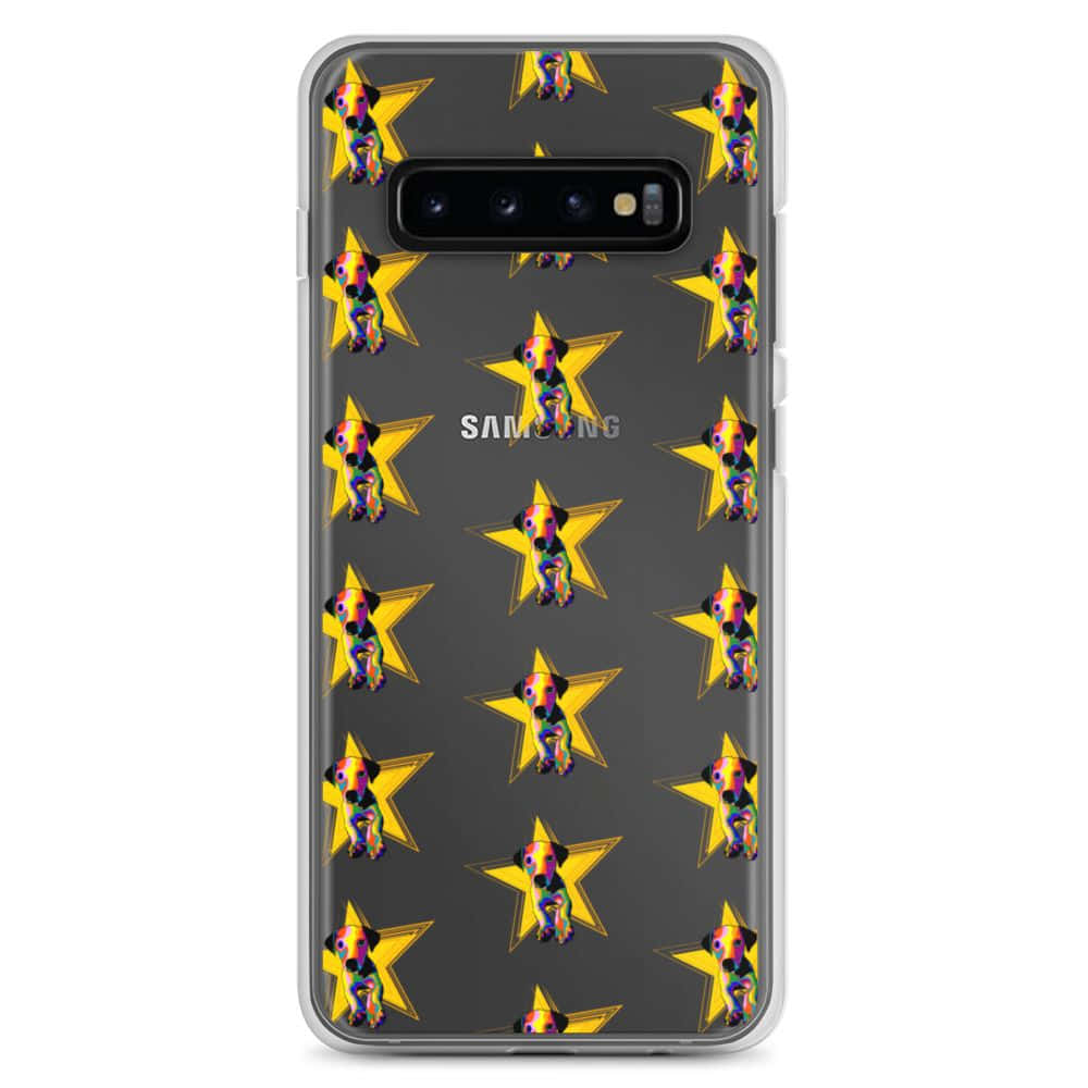 μια θήκη για samsung galaxy s10 με κίτρινο μοτίβο αστεριού Ταπετσαρία