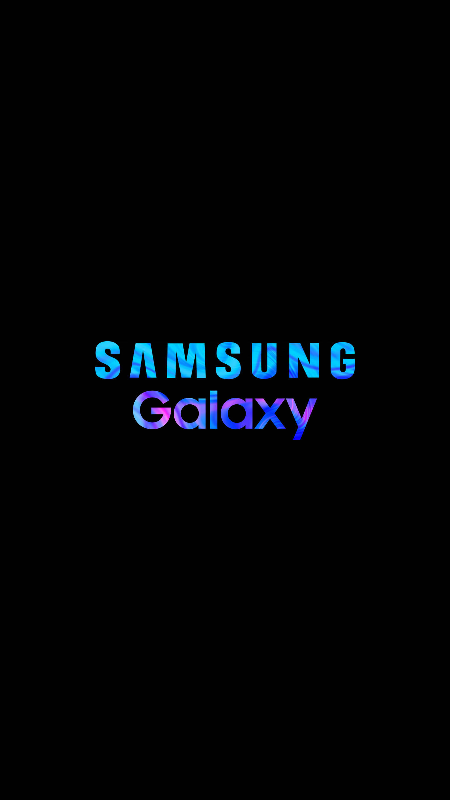 Μπλε και Μωβ Λογότυπο Samsung Galaxy Ταπετσαρία