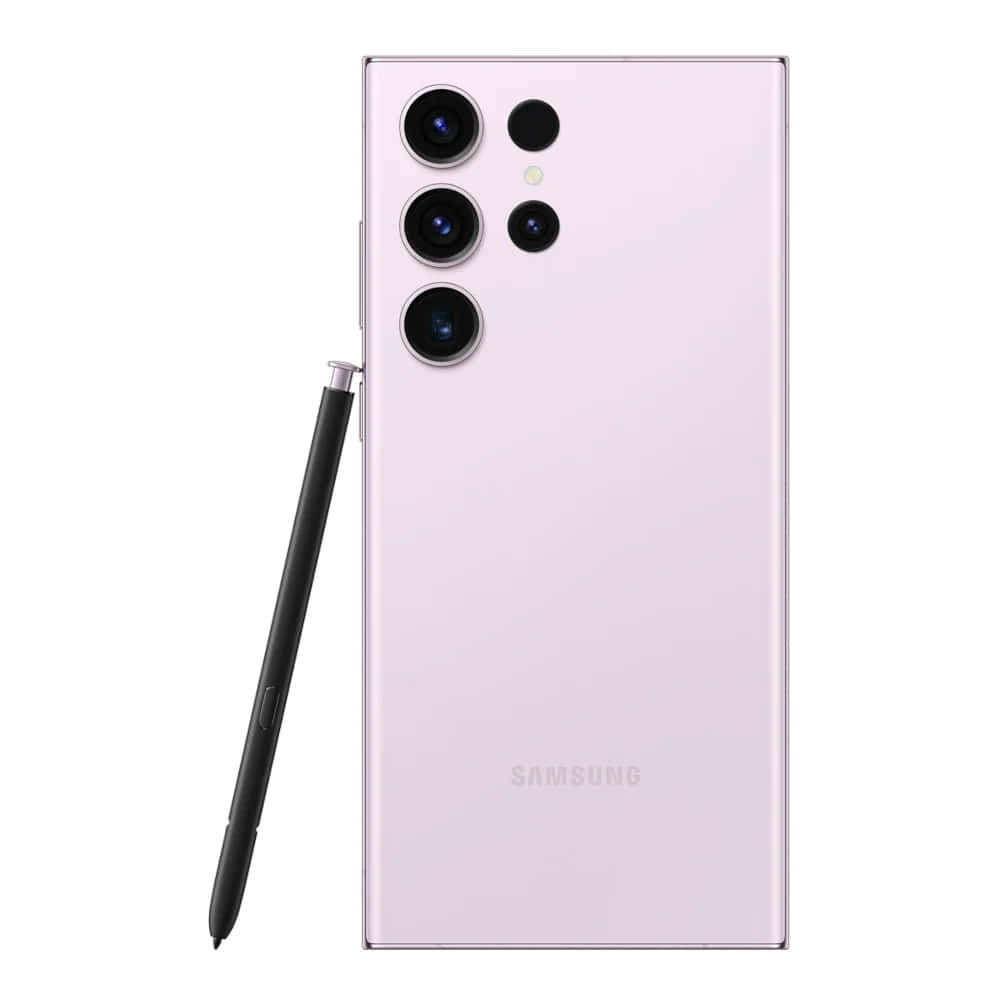 Samsung S23 Ultra Ροζ με S Pen Ταπετσαρία
