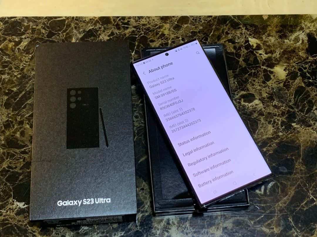 Αποσυσκευασία και Λεπτομέρειες Samsung S23 Ultra Ταπετσαρία