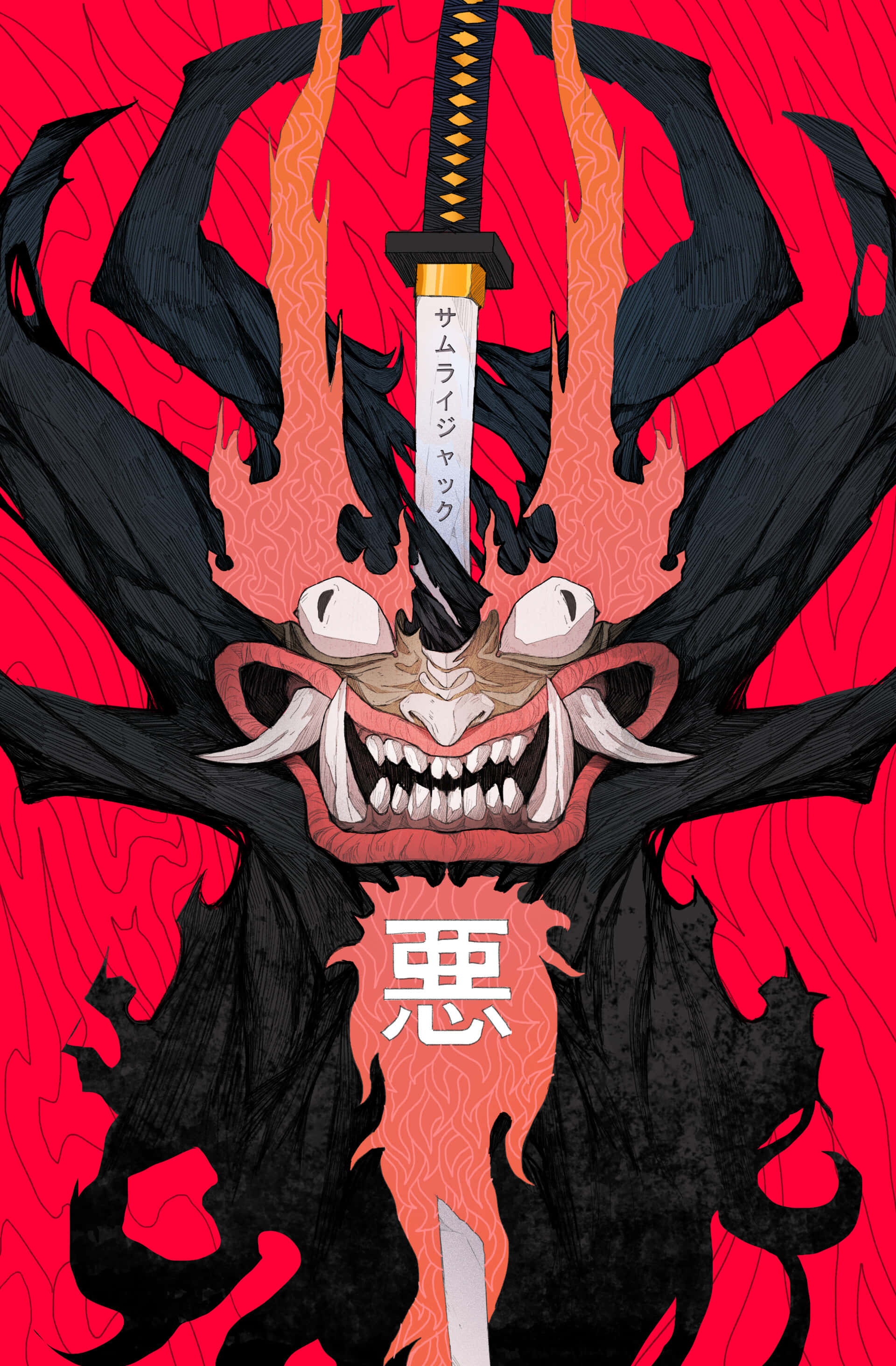 Samurai Jack, Πρωταθλητής του Παρελθόντος, Μέλλοντος και Παρόντος. Ταπετσαρία