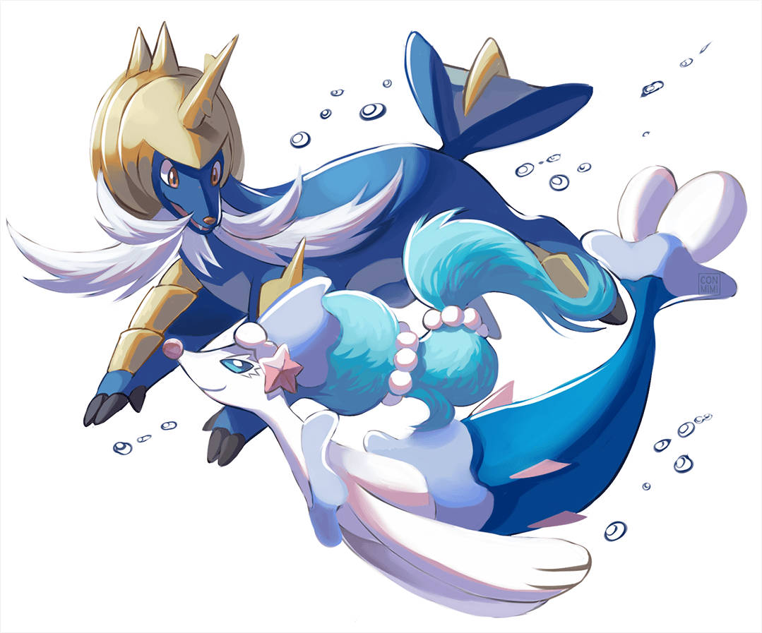 Samurott και Primarina Ταπετσαρία