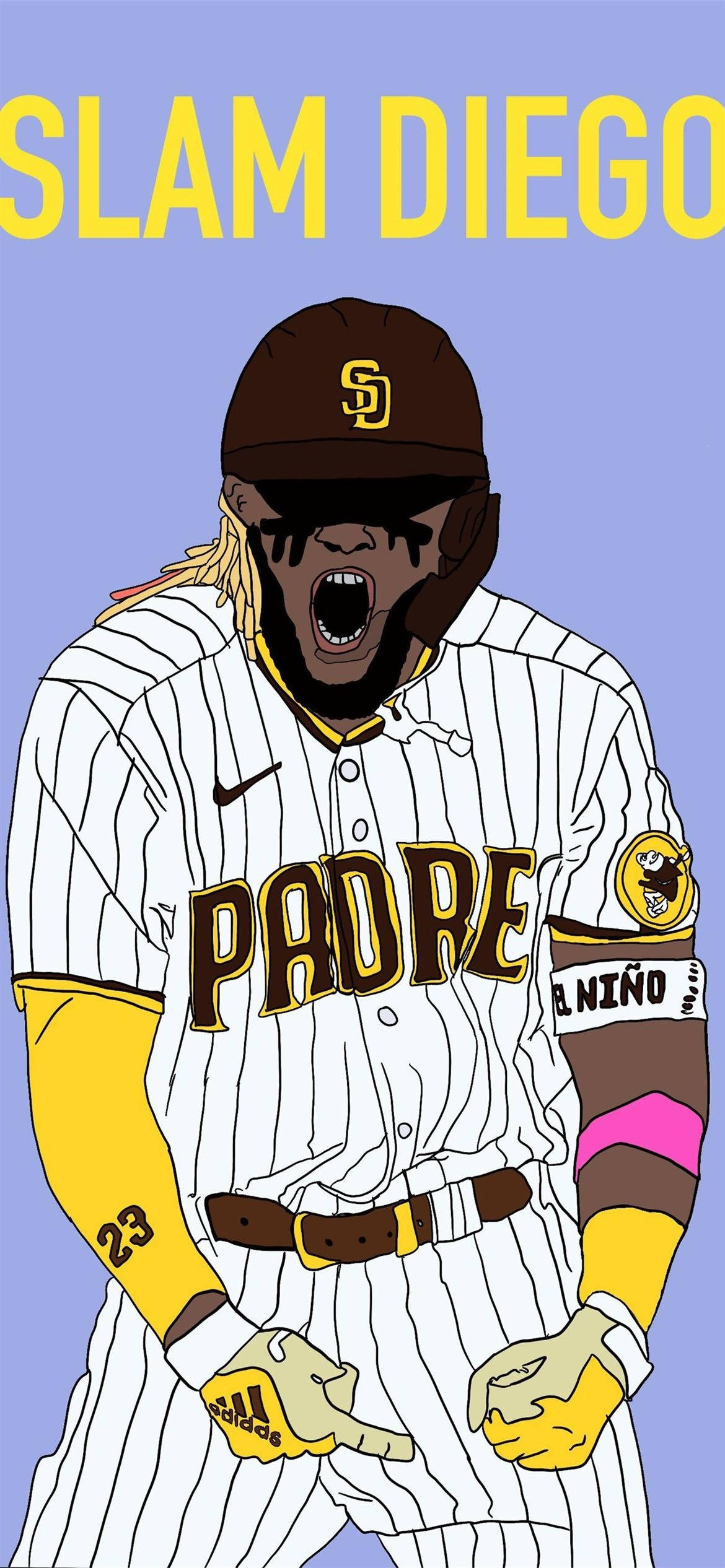 San Diego Padres Tatis Jr. Art Ταπετσαρία