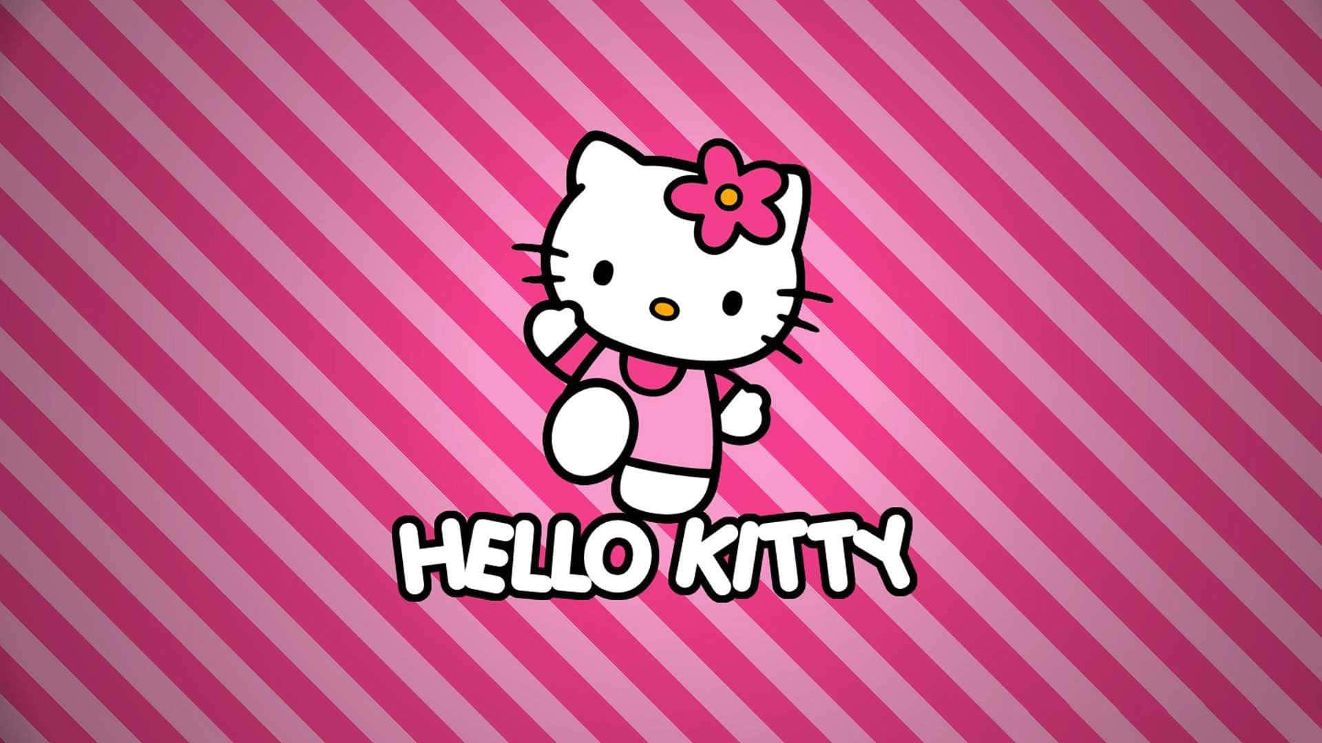 Πολύχρωμο Χαιρετιστήριο Τοίχου από τη Sanrio Ταπετσαρία