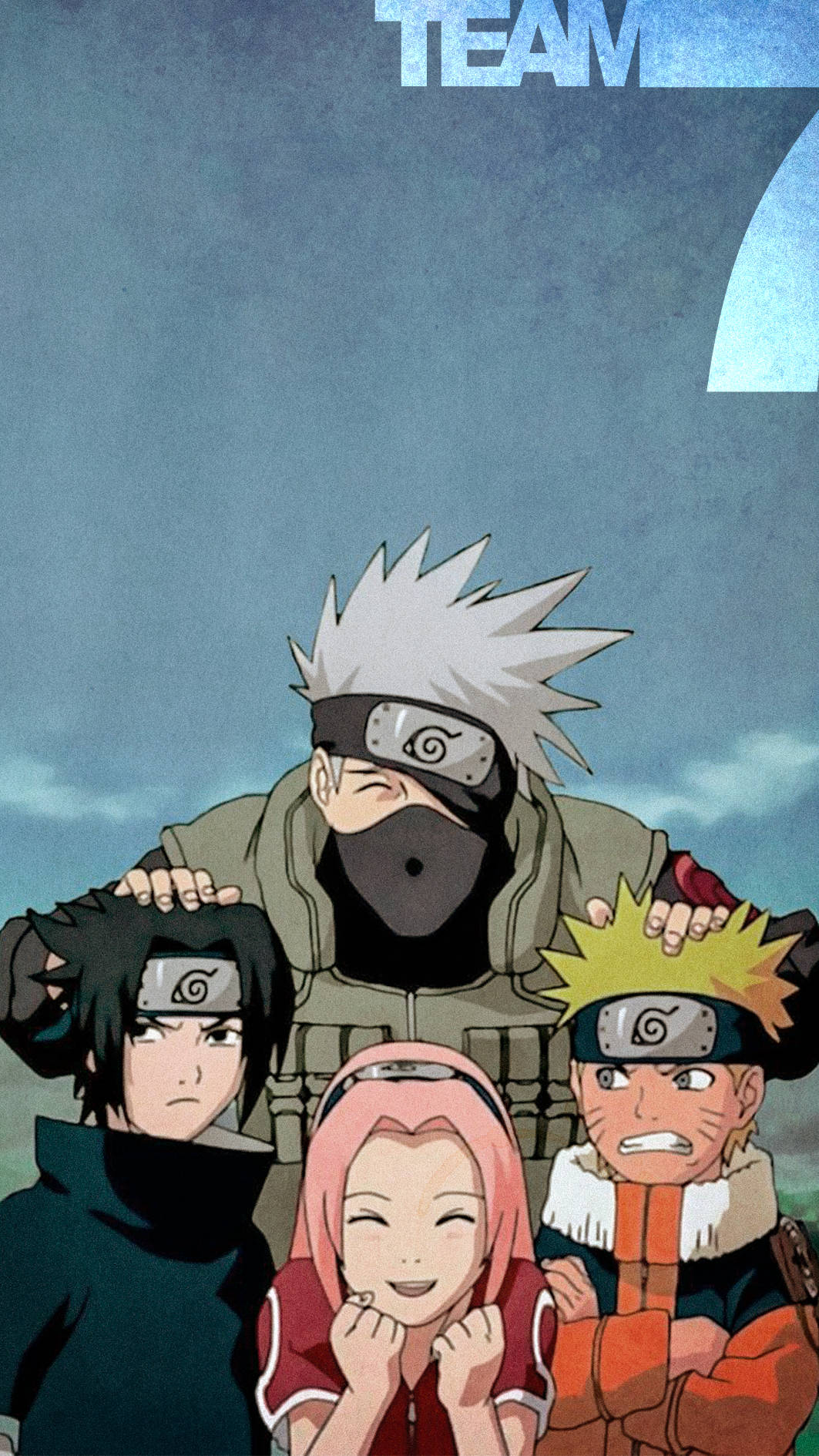 Sasuke Naruto iPhone με την Ομάδα 7 Ταπετσαρία