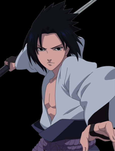 Sasuke Uchiha Έτοιμος για Μάχη Ταπετσαρία