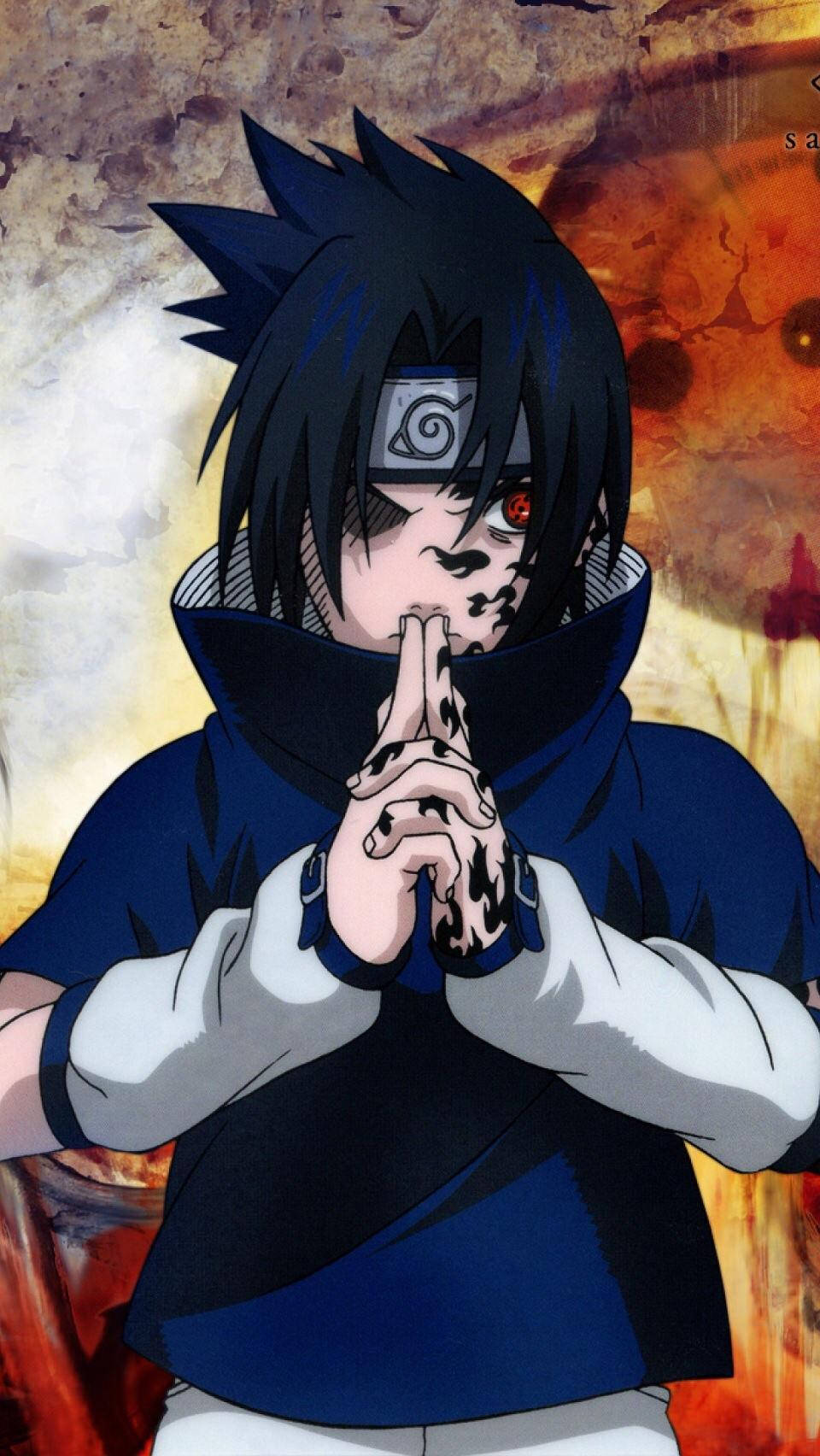 Το Σημάδι Κατάρας του Sasuke Uchiha Ταπετσαρία