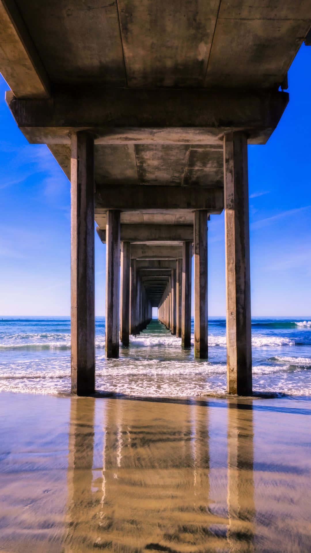 Scripps Pier στο Σαν Ντιέγκο iPhone Ταπετσαρία