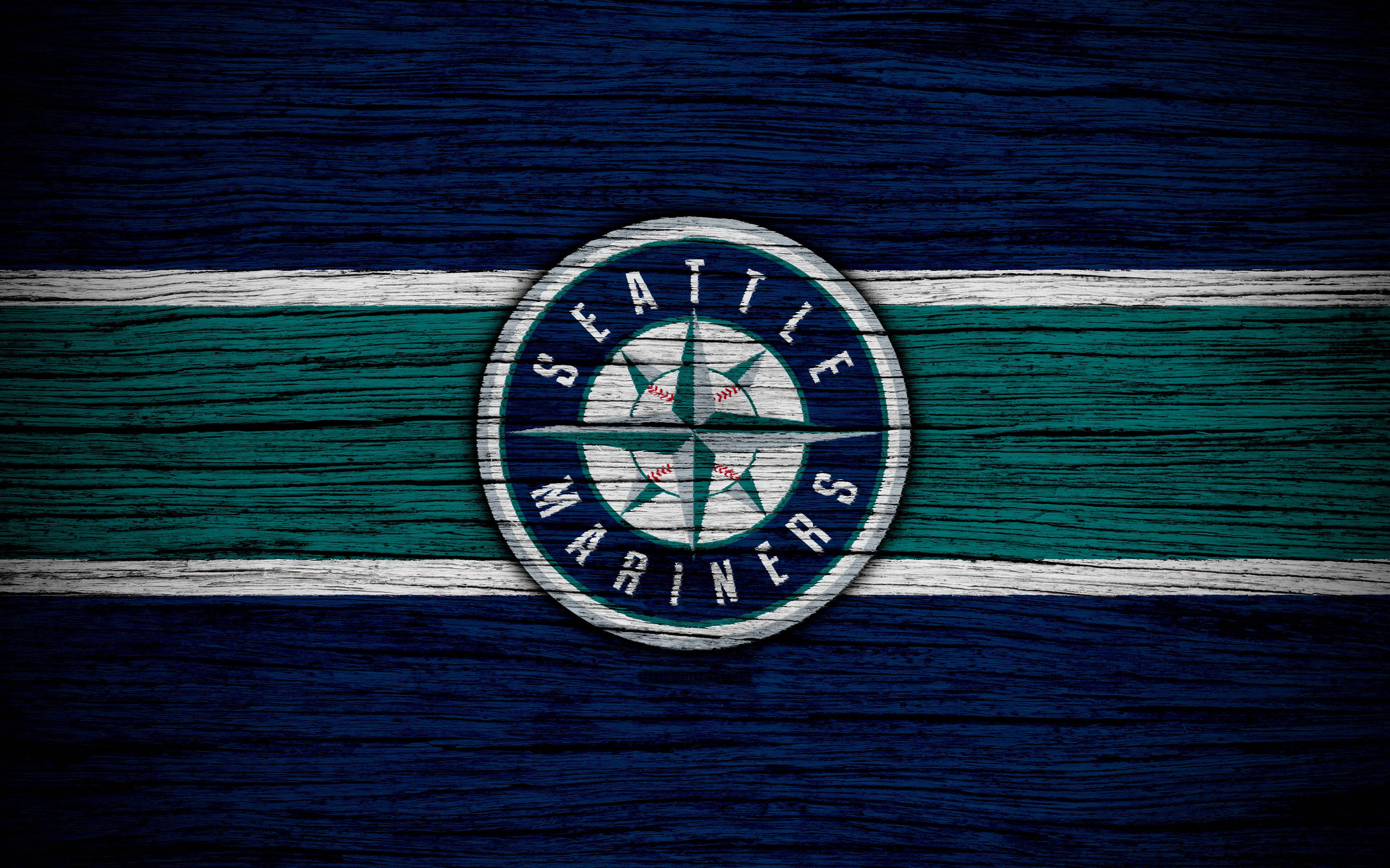 Seattle Mariners με ξύλινο μοτίβο Ταπετσαρία
