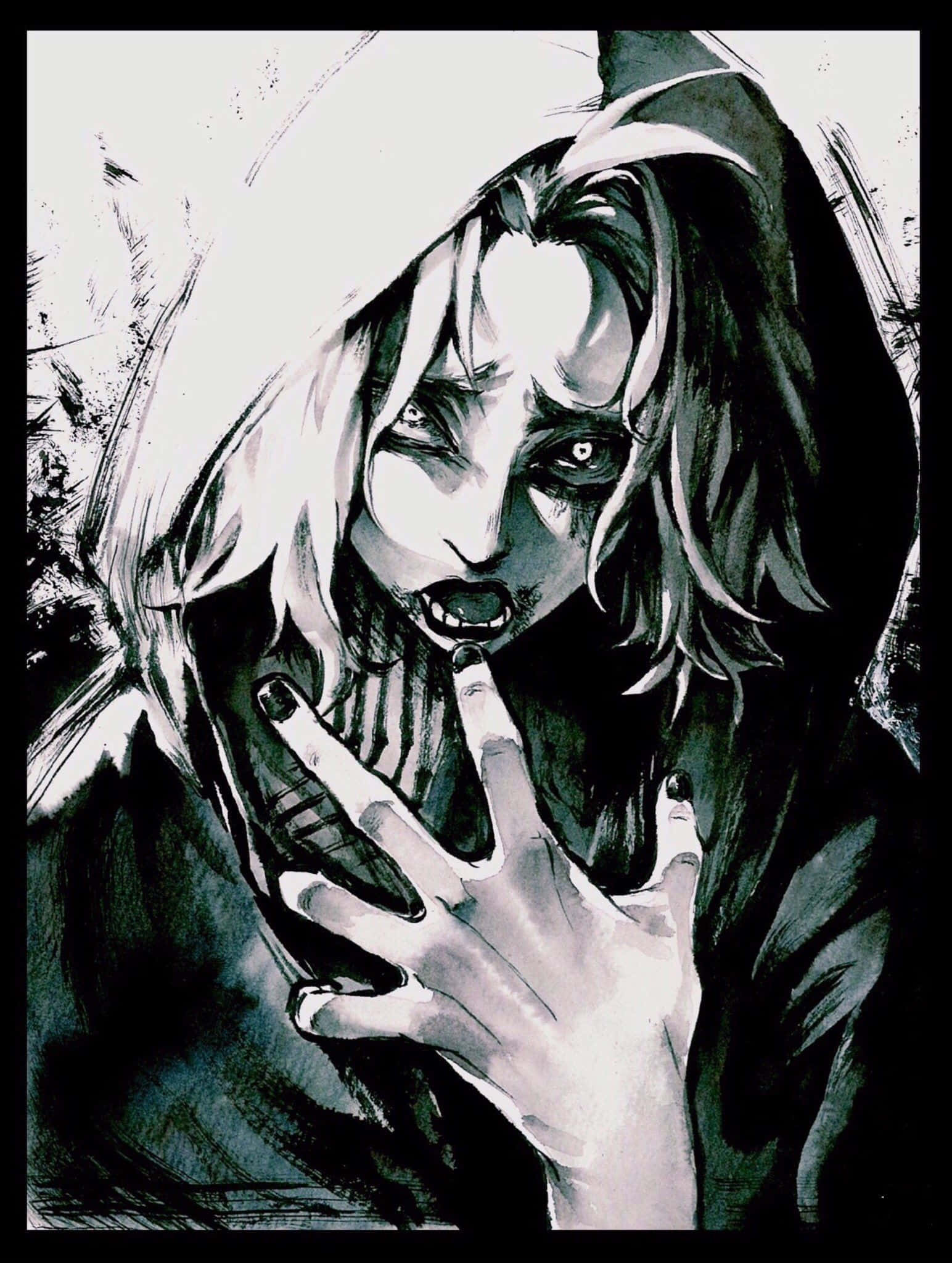 Seidou Takizawa - Χαρακτήρας του Tokyo Ghoul σε Πόζα Δράσης Ταπετσαρία
