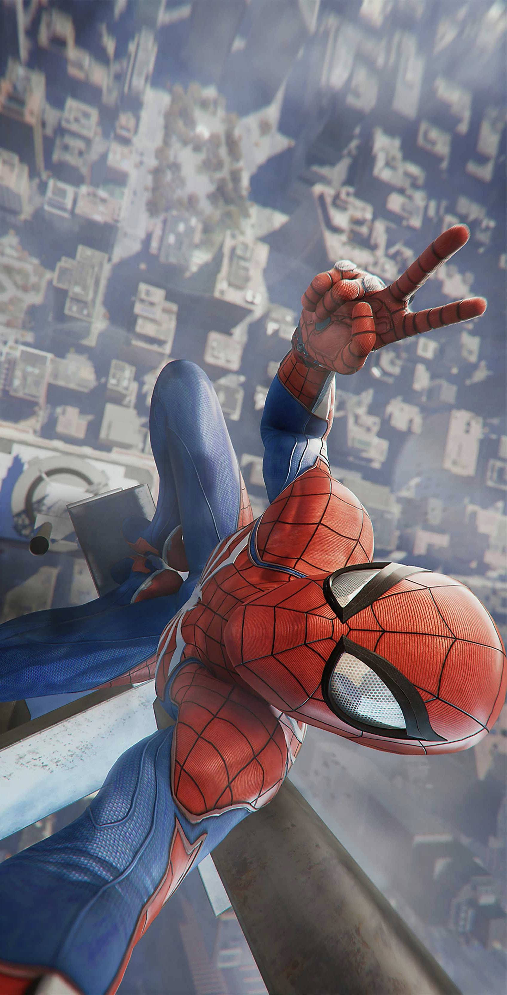 Selfie του Spider Man από το PS4 Ταπετσαρία