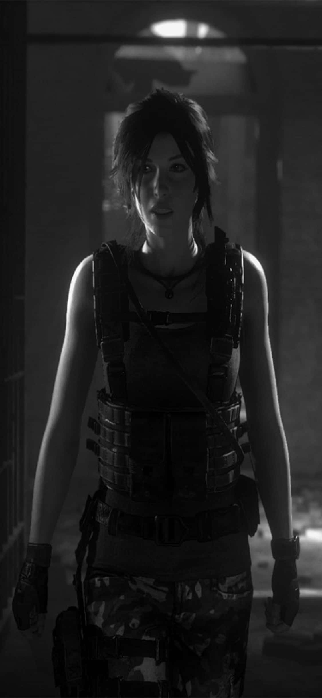 Βιώστε την έκρηξη αδρεναλίνης του Shadow Of The Tomb Raider στο iPhone X σας Ταπετσαρία