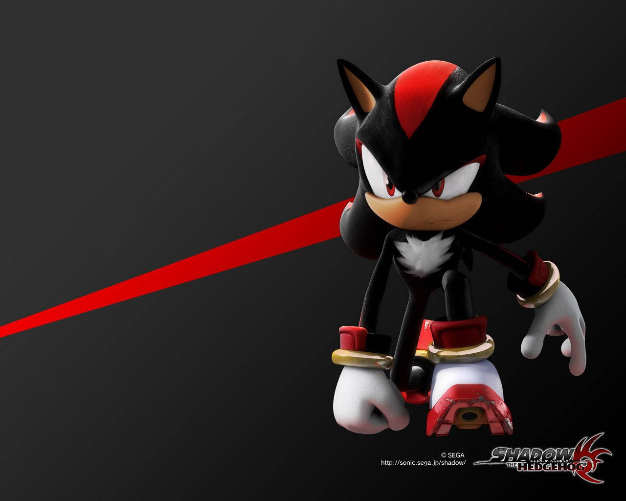 Αινιγματική Κομψότητα του Shadow the Hedgehog Pfp - Ένα Τρισδιάστατο Ψηφιακό Έργο Τέχνης Ταπετσαρία