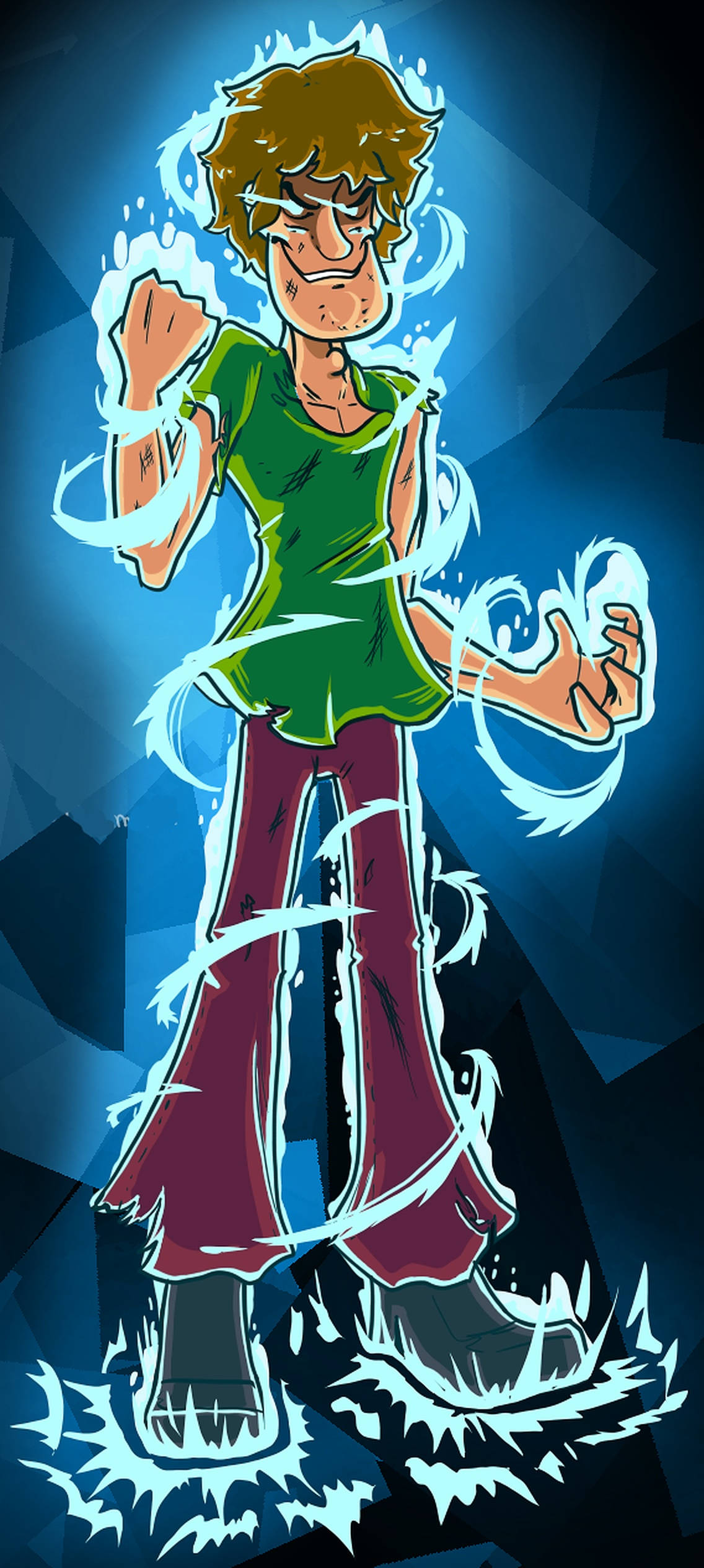 Shaggy Ultra Instinct Glowing Up Ταπετσαρία
