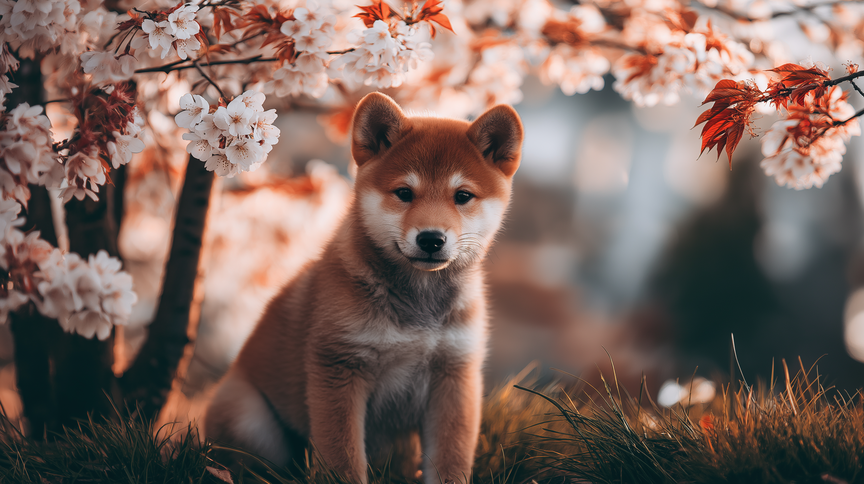 Αξιολάτρευτο Κουτάβι Shiba Inu Ταπετσαρία