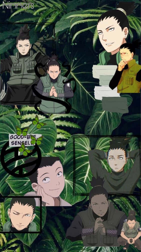 Shikamaru Φυλλώδης Αισθητική Ταπετσαρία