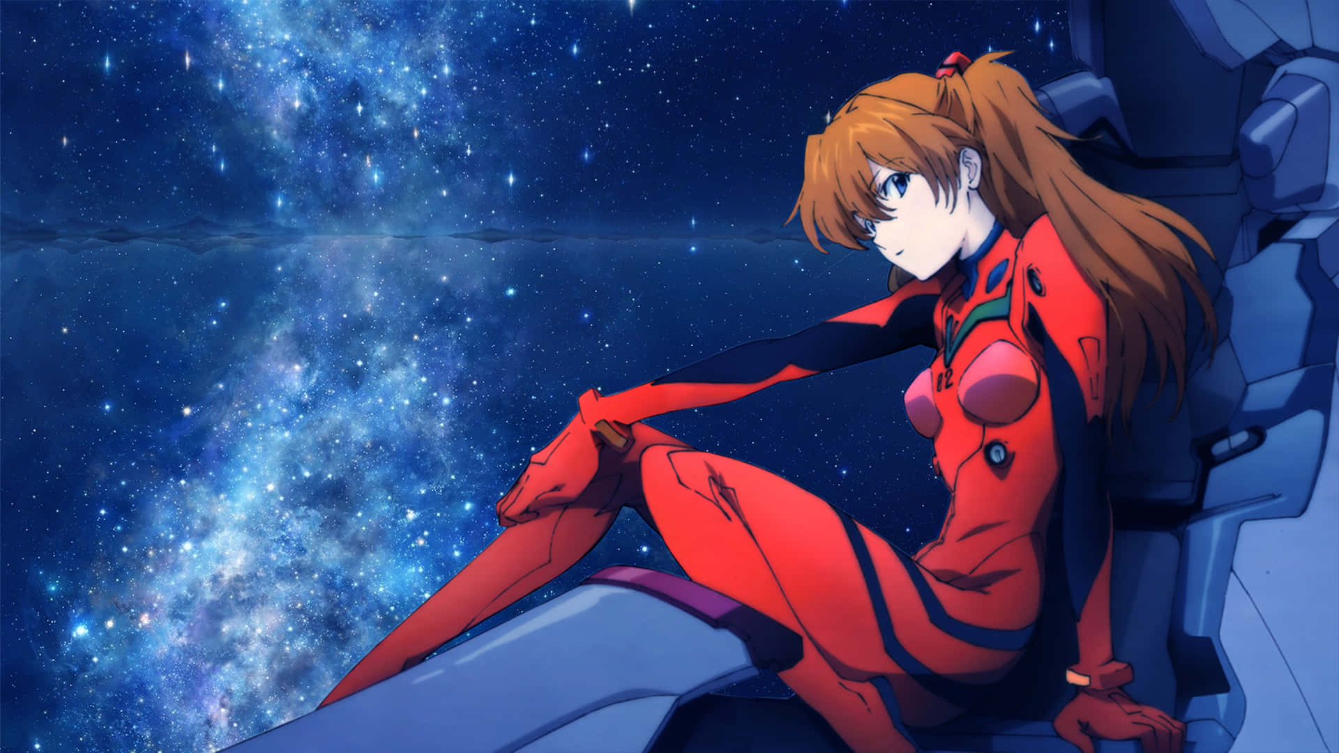 Shinji Ikari και η Μονάδα Evangelion 01 Ταπετσαρία