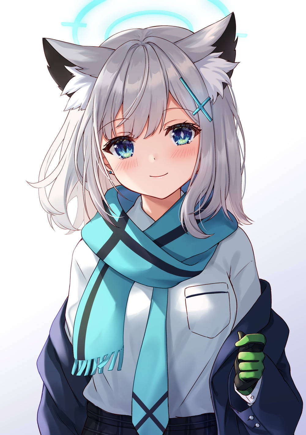 Shiroko Χαριτωμένο Anime Κορίτσι iPhone Ταπετσαρία