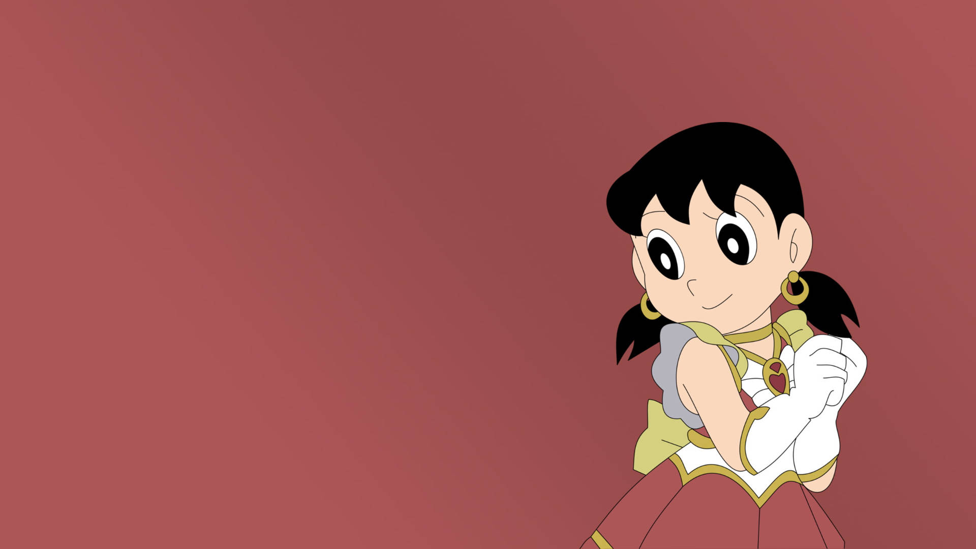 Shizuka Doraemon Στολή Σούπερ Ήρωα Ταπετσαρία