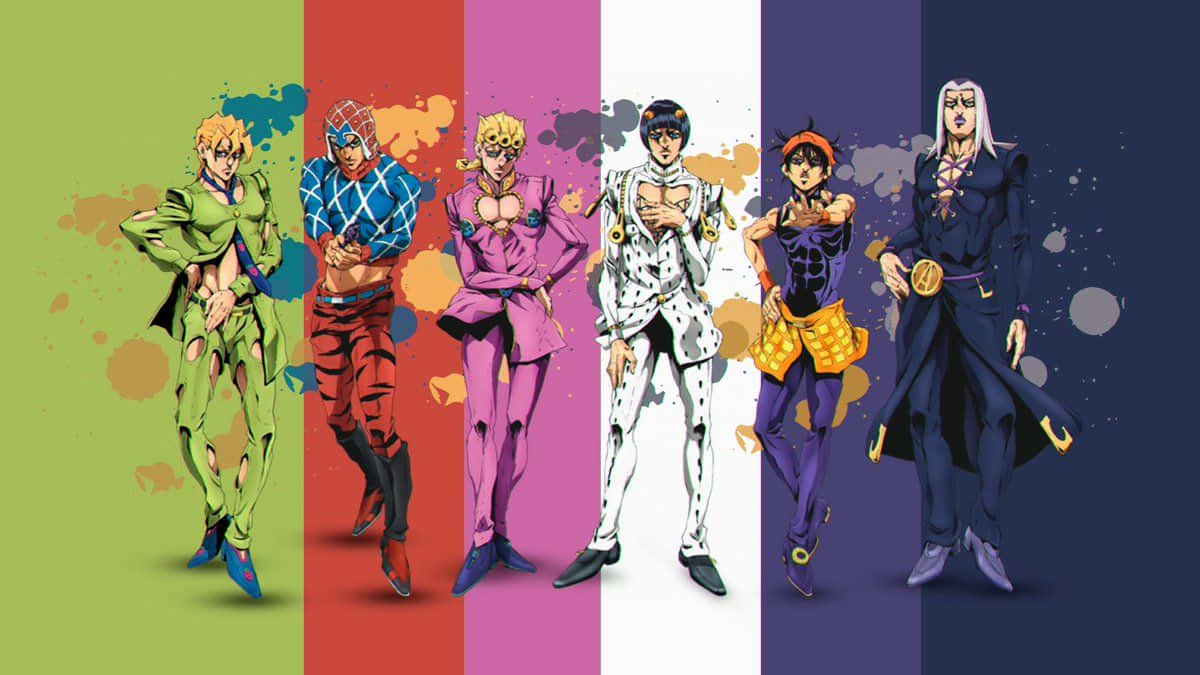 Six Golden Wind στο Jojo Manga Ταπετσαρία