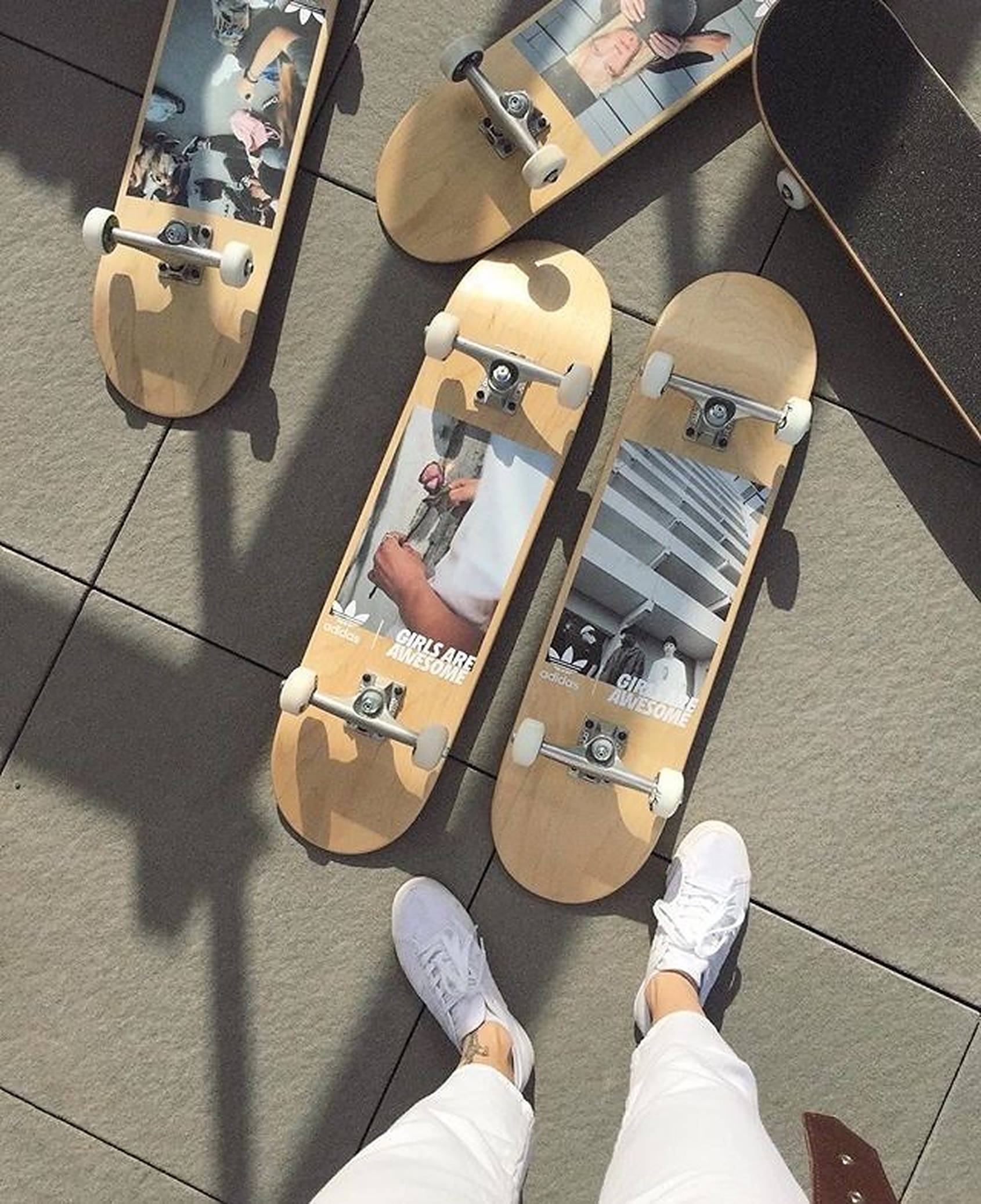 Αισθητική Skater Boy με Skateboards Ταπετσαρία