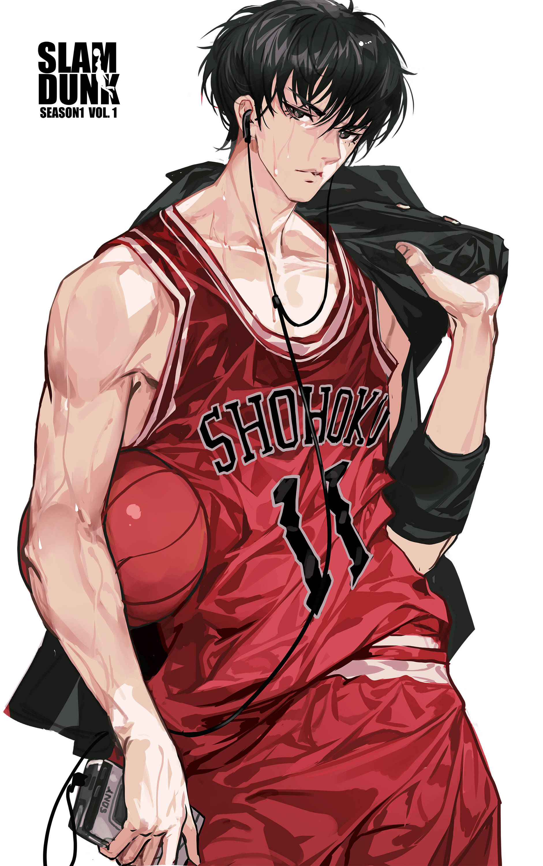 Slam Dunk Πορτρέτο Rukawa Ταπετσαρία